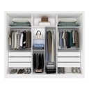 Ver imagem 2 de Guarda-Roupa Casal 3 Portas de Correr 6 Gavetas Toronto Espresso Móveis