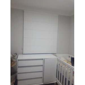 Persiana Romana Bk (linho Mesclado) - 1,50mx1,50m - CINZA