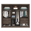 Ver imagem 3 de Guarda-Roupa Casal 3 Portas de Correr 6 Gavetas Toronto Espresso Móveis