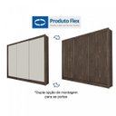 Ver imagem 4 de Guarda-Roupa Casal 3 Portas de Correr 6 Gavetas Toronto Espresso Móveis