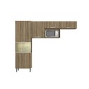 Ver imagem 2 de Cozinha Compacta Paneleiro e Armário Aéreo 5 Portas 1 Nicho Star Itatiaia