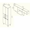 Ver imagem 3 de Cozinha Compacta Paneleiro e Armário Aéreo 5 Portas 1 Nicho Star Itatiaia