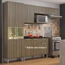 Ver imagem 1 de Cozinha Compacta Paneleiro e Armário Aéreo 5 Portas 1 Nicho Star Itatiaia