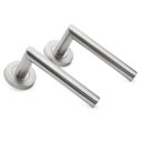 Ver imagem 5 de Fechadura 4 Pinos Multiponto C/ Maçaneta Inox Cilindro 80mm