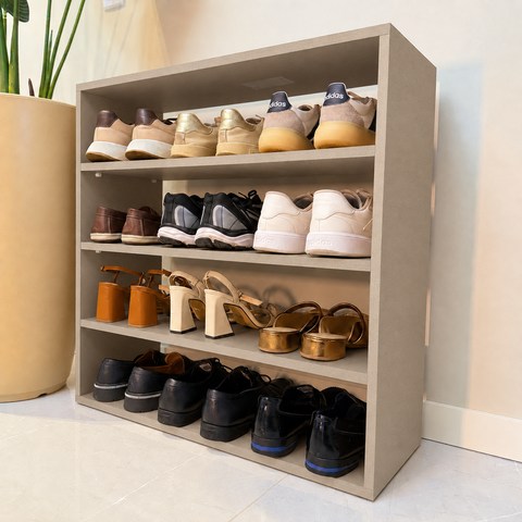 Organizador Sapateira Slim 100% MDF com Prateleiras