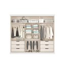Ver imagem 2 de Guarda Roupa Casal 6 Portas 6GAVS Capri Cedro/Salvia Carraro