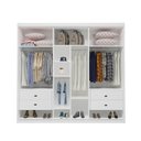 Ver imagem 3 de Guarda-roupa Casal Urban C/ Espelho 3 Portas Branco Bom Pastor