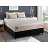 Cama Box King Alford com Colchão Molas Ensacadas 193x203x66 Preto - 2
