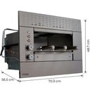 Ver imagem 2 de Assador Elétrico de Embutir Titan Suprema 04 Espetos 18.000 Btu/H 127V 70.3cm Aço Inox Painel