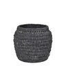 Vaso em Cimento Rustico Preto - 1