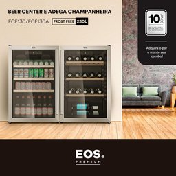 Cervejeira Eos Premium 115 Litros Frost Free com Compressor e Porta de Vidro Ece130 220v - 6