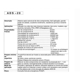 Adesivo Epóxi Cola 900g A+b Araldite Náutico Ads20 Tecpox - 5