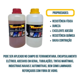 Adesivo Epóxi Cola 900g A+b Araldite Náutico Ads20 Tecpox - 3