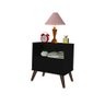 Mesa de Cabeceira Premium Preto - Magaflex - 1