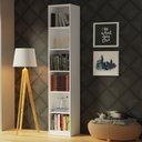 Ver imagem 1 de Estante Livreiro Madesa 6906 com 6 Nichos Branco Cor:Branco