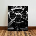 Ver imagem 5 de Kit 3 Quadro Decorativo Avião Jato Aviação Aeronáutica Luxo 28x20cm