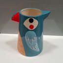Ver imagem 6 de Cachepô de Cerâmica Azul 22x19x19cm Vaso Plantas Jardim Sala Suculenta Flores