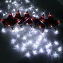 Ver imagem 2 de Varal Pisca Leds Decoração Estrelas Natal Noel Branco de 3m