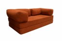 Ver imagem 1 de Sofá Cama 1,80 M Tecido Boucle Terra Cota Flex Inbox
