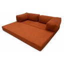Ver imagem 5 de Sofá Cama 1,80 M Tecido Boucle Terra Cota Flex Inbox