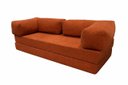 Ver imagem 6 de Sofá Cama 1,80 M Tecido Boucle Terra Cota Flex Inbox