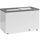 Ver imagem 2 de Freezer Plano Vidro Reto Deslizante com Led Ghd400l Gelopar Expositor 395 Litros Cinza 110v
