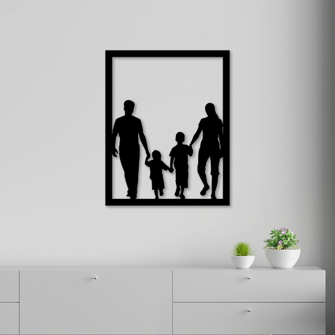 Quadro de Parede Família em MDF