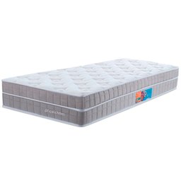 Colchão Solteiro Molas Ensacadas Viscoelástico Espuma Nasa Ortopédico D33 com Pillow 88x188x26 Bf Co - 1