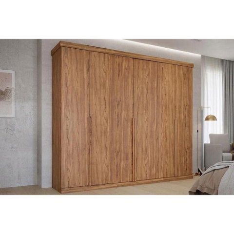 Guarda Roupa 6 Portas e 6 Gavetas Guarapari Cinamomo - Panan