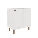 Ver imagem 1 de Balcão de Cozinha Canto Reto 1 Porta Iluminata Branco