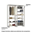 Ver imagem 2 de Estante Closet Yes 160cm com 9 Prateleiras - Branco