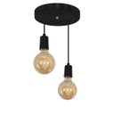 Ver imagem 2 de Pendente Redondo Duplo Tubo Gourmet Preto