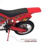 Moto de Motocross de Brinquedo com Apoio Cor:vermelho - 4