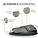 Ver imagem 2 de Chapa Dupla Face Retangular Alça Espiral 30x25x2,5cm Fumil