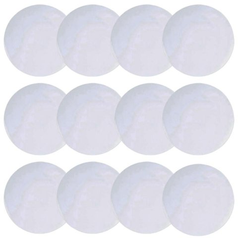 Kit 12 Pratos para Pão Tramontina Porcelana 16cm Sophia Branco Cupê Mesa Posta