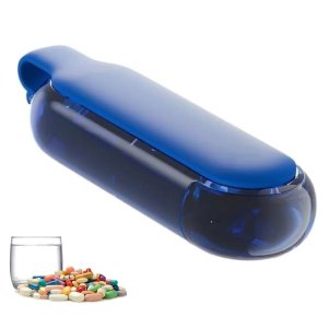 Porta Remedio Pilula Comprimido Capsula Compartimento Divisoria Estojo Resistente Portatil Seguro Ma