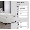 Ver imagem 2 de Cama Box Base Solteiro + Colchão Life D33 Pillow Top 61x88x188cm - Branco - e-Shop Casa