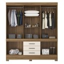 Ver imagem 3 de Guarda Roupa Casal New Murano 10 Portas + 3 Gavetas-demóbile:amendola Touch/off-white