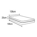 Ver imagem 4 de Colchão Casal Portobel D45 Orthopedic 138x188x25