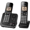 Telefone sem Fio Panasonic Kxt-gc362lab Preto. 2 Bases - 110v - 2