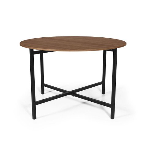 Mesa de Jantar 4 Lugares Redonda Dobrável Prática Noronha - Straub Web