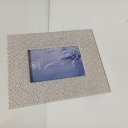 Ver imagem 4 de Porta Retratos 10x15 Home&co Linho 24x19cm Marfim Painel Quadro pra Fotos