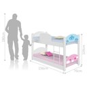 Ver imagem 2 de Beliche Infantil Nuvem com 2 Colchões Madri