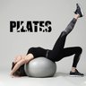 Adesivo de Parede Pilates Postura Silhueta Mulher Fitness Kanto Store Adesivo de Parede Logo Academi - 4