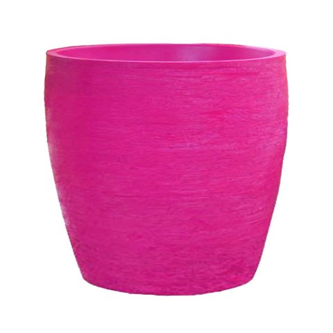 Vaso Planta 30x30 Oval Moderno Polietileno - ROSA 022
