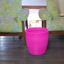 Ver imagem 2 de Vaso Planta 30x30 Oval Moderno Polietileno - ROSA 022