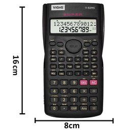 Calculadora Cientifica 12 Digitos 240 Funçoes V-82ms Vighs - 1