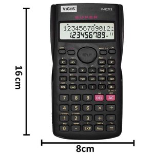 Calculadora Cientifica 12 Digitos 240 Funçoes V-82ms Vighs