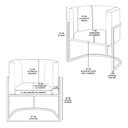 Ver mais imagens de Kit 2 Poltronas + Sofá 2 Lugares Base de Metal Black Veludo Cor:preto