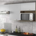 Ver imagem 1 de Conjunto de Armários Star com 3 Portas + Nicho para Micro-ondas Itatiaia